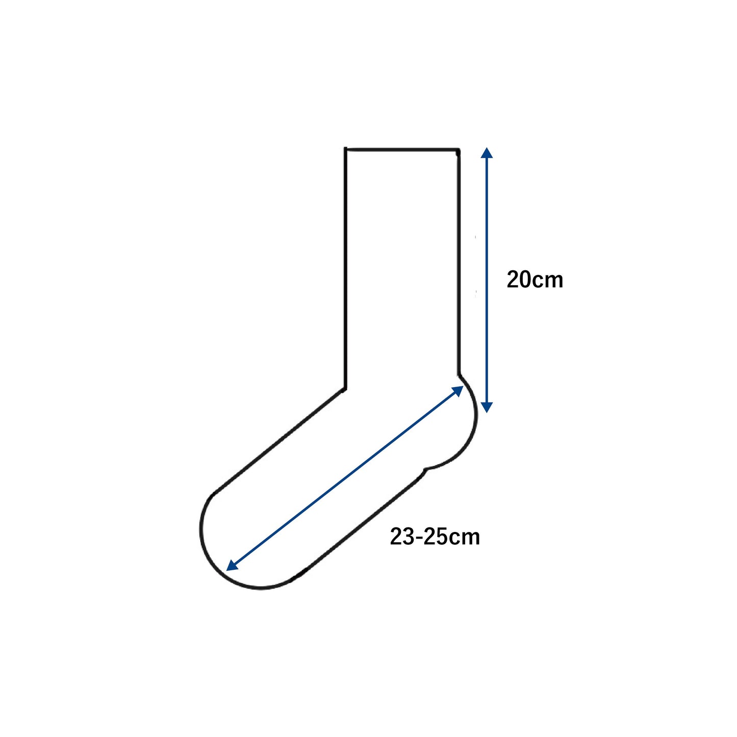 socks ハイゲージ細目リブ