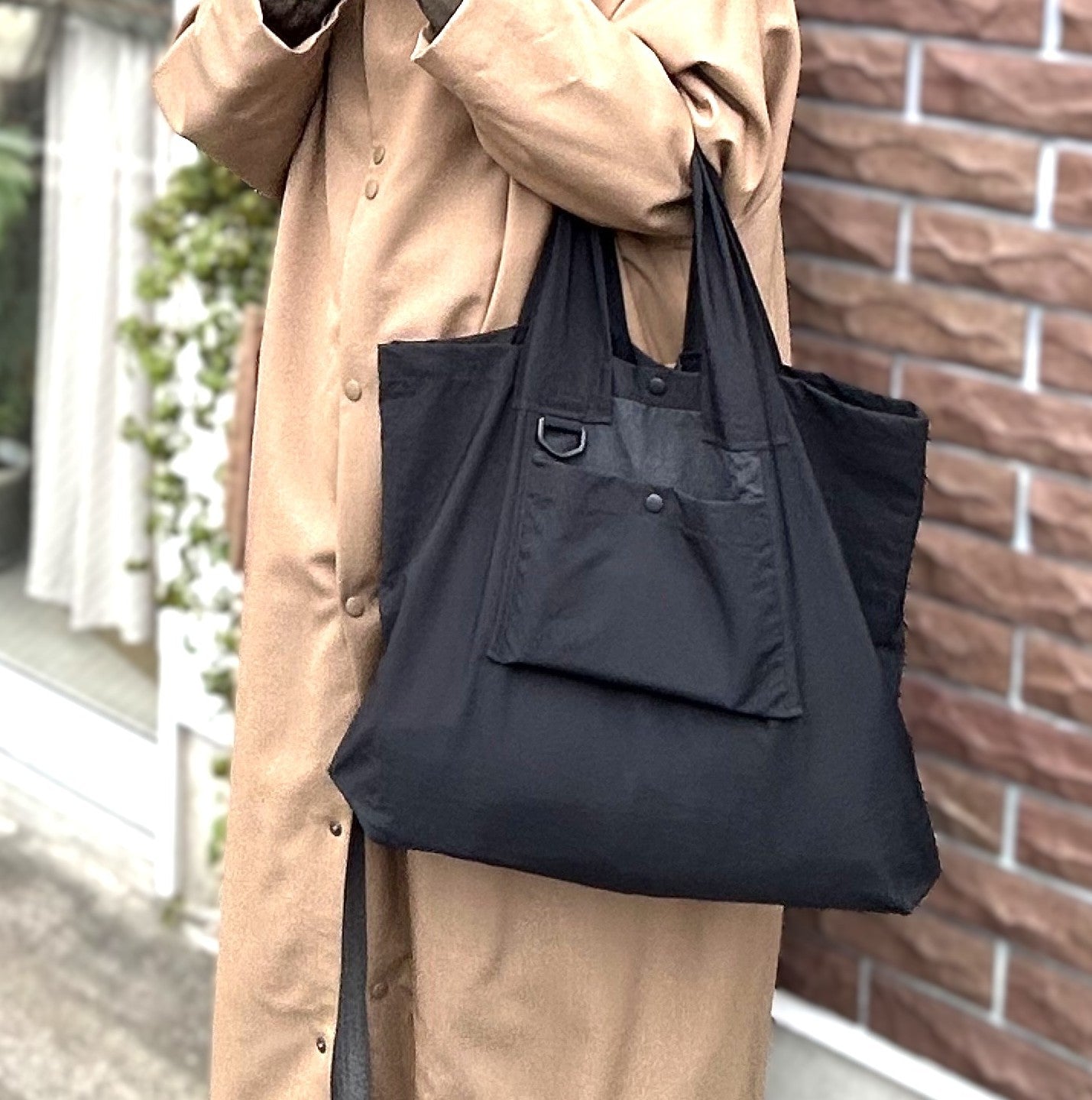 hassui 撥水加工ナイロンBigトート