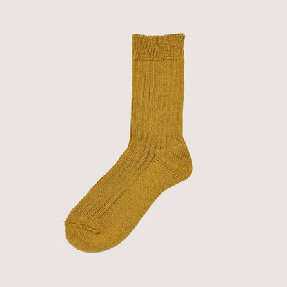 socks リブ柄