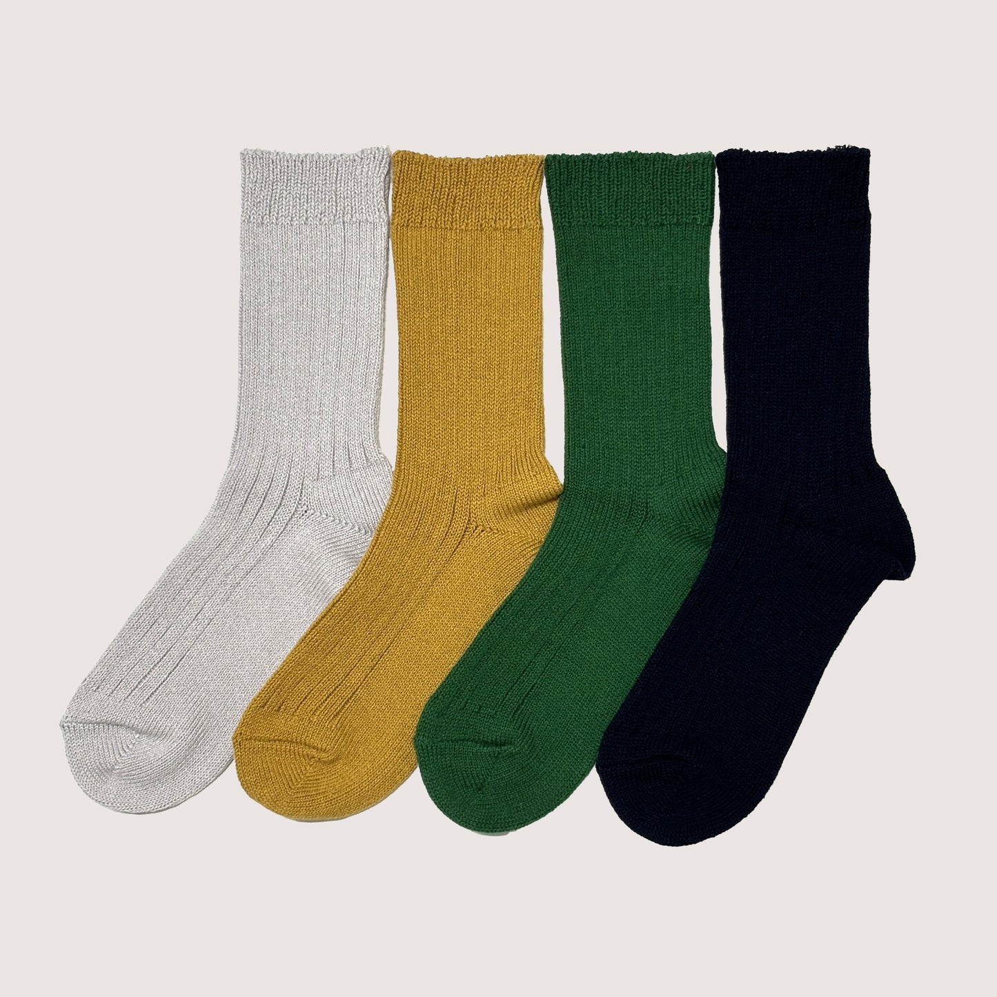 socks リブ柄