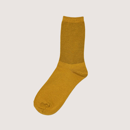 socks ハイゲージ細目リブ