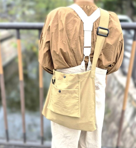 hassui 撥水加工ナイロンショルダー