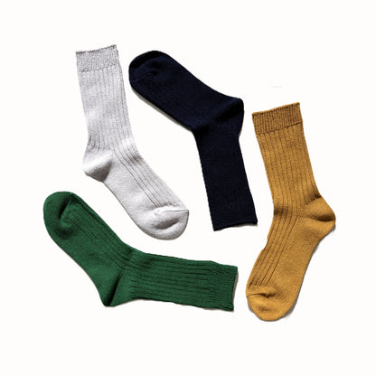 socks リブ柄