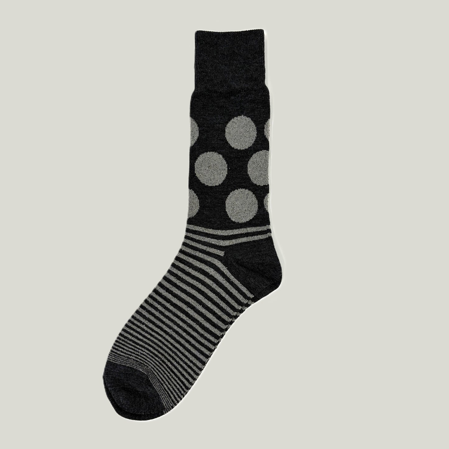 socks ハイゲージドットボーダー