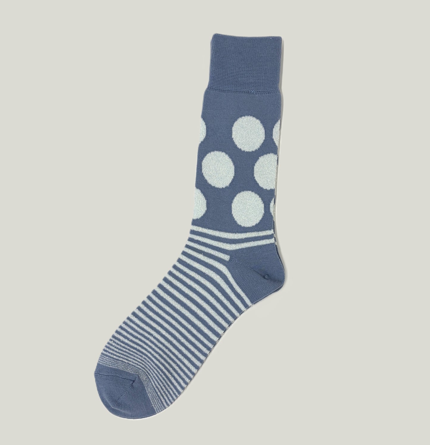 socks ハイゲージドットボーダー