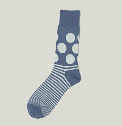socks ハイゲージドットボーダー